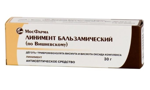 Мазь Вишневского для лечения подагры
