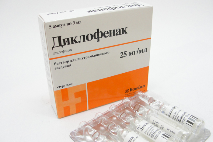Диклофенак для лечения остеохондроза
