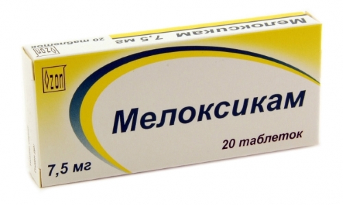 "Мелоксикам" для лечения артроза